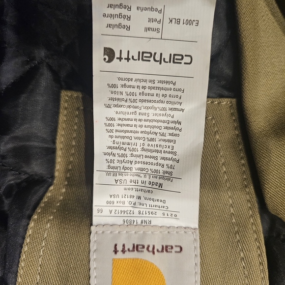 Carhartt Olive Hooded Jacket - Picture 7 of 9